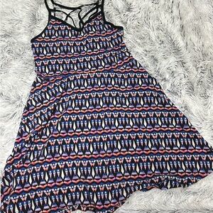 PINK - Victoria’s Secret  - Geometric Patterned Strappy Dress